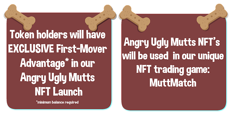 token holders have first mover advantage in nft sale. NFT's will be used in our games etc.